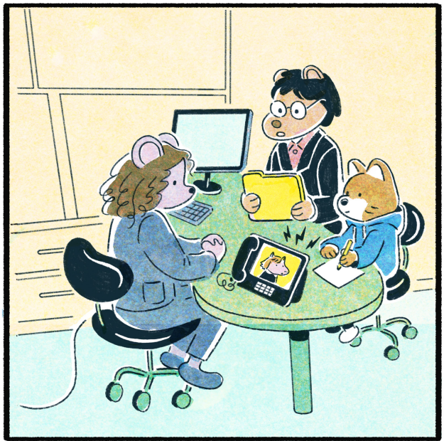 Illustrated teaching aids for people working with immigrant